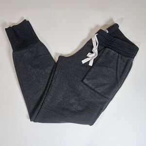 Hang Ten Pants Womens Small Dark Grey Adjustable Jogger Beachy Loungewear Bottom